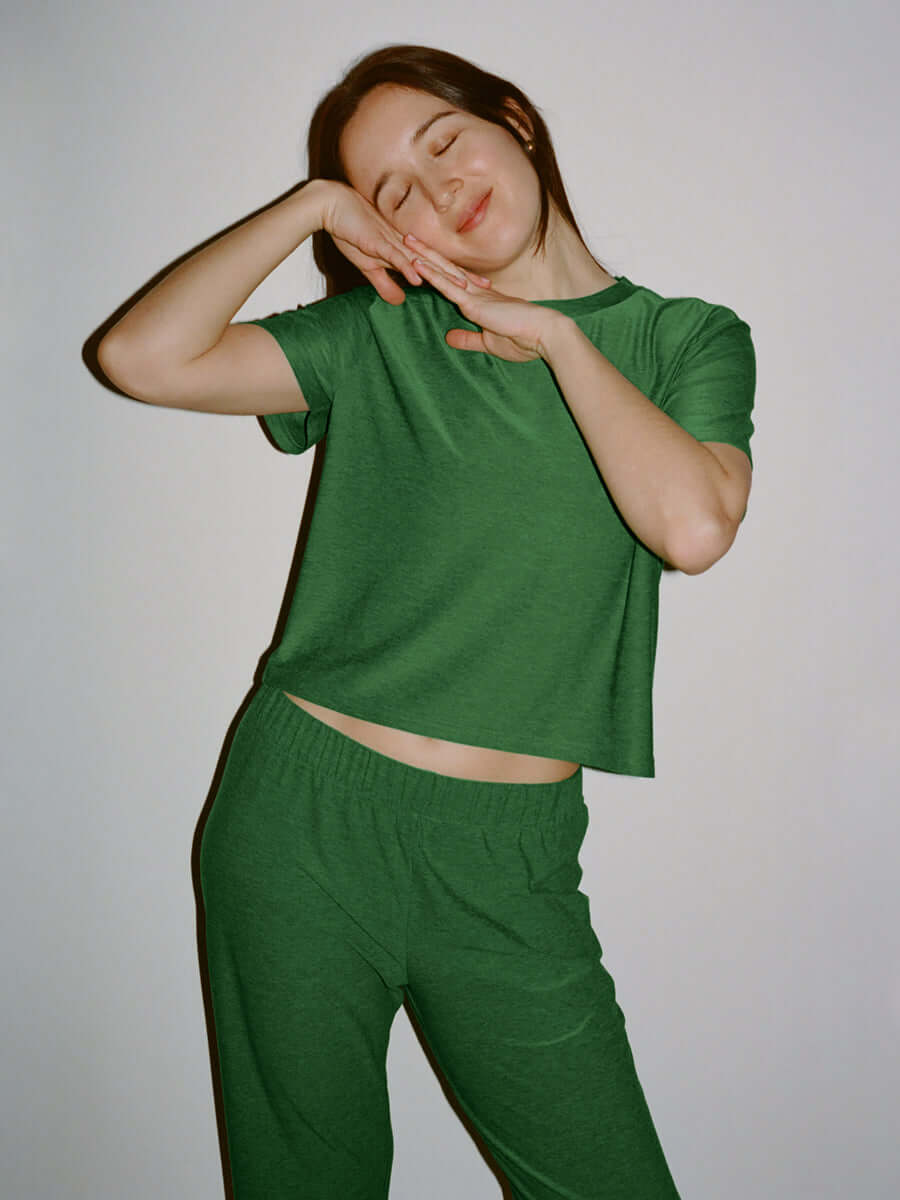 CloudKnit Wide Leg Pant